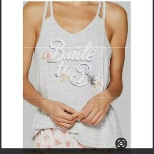 $4 w/ Bundle! Bride to Be Grey Sleep Tank Top